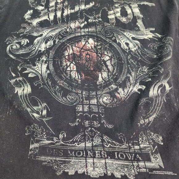 Slip Knot Band Tour Iowa T Shirt (M) - Picture 5 of 8